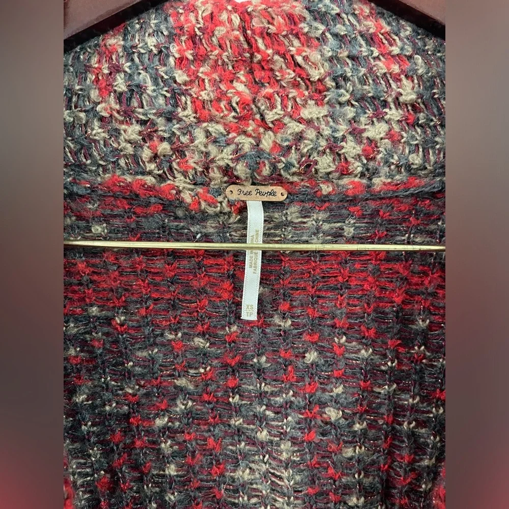 Free People Winters Day Bliss Wool Blend Oversized Cardigan - Picture 4 of 11